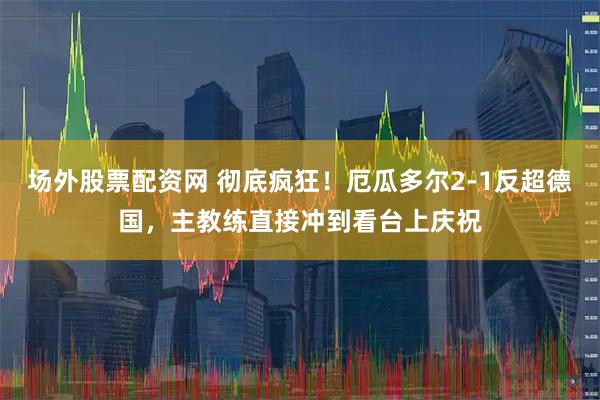场外股票配资网 彻底疯狂！厄瓜多尔2-1反超德国，主教练直接冲到看台上庆祝